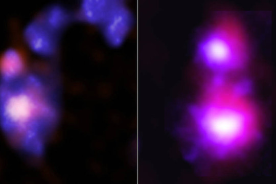 NASA phát hiện 2 hố đen khổng lồ trong thiên hà lùn sắp va chạm