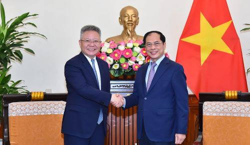 Bộ trưởng Bùi Thanh Sơn tiếp Bí thư Tỉnh ủy,  tỉnh Hải Nam, Trung Quốc Thẩm Hiểu Minh