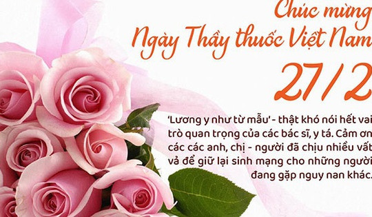 Những lời chúc ngày Thầy thuốc Việt Nam 27/2 hay và ý nghĩa nhất