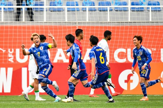 Highlight U20 Nhật Bản tiễn ĐKVĐ U20 Ả Rập Xê Út về nước.