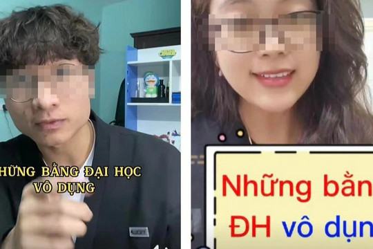 TikToker đua nhau tư vấn hướng nghiệp, hô hào bằng đại học là vô dụng