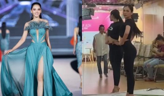 Mai Phương catwalk thế nào so với thời thi Miss World Vietnam?