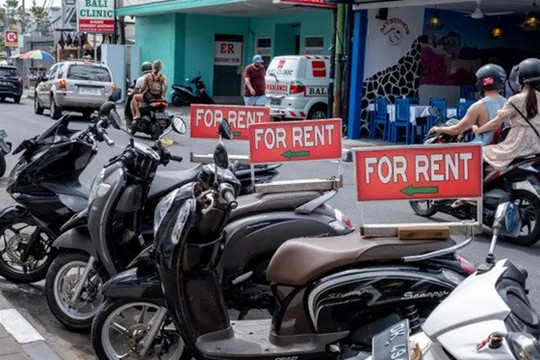 Bali cấm du khách thuê xe máy đi tham quan quanh đảo