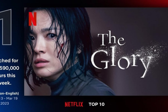 'The Glory' dẫn đầu top 10 phim truyền hình hay nhất của Netflix