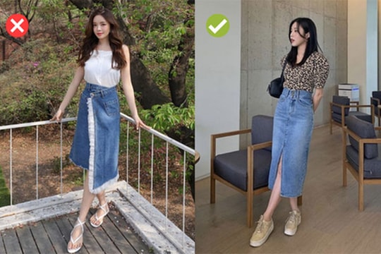 4 mẫu chân váy denim không nên mua