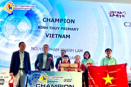 Việt Nam giành nhiều giải thưởng tại cuộc thi Robothon quốc tế 2023