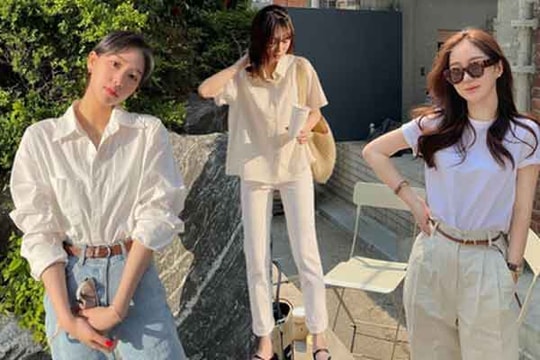 4 món đồ màu trắng được hội mặc đẹp xứ Hàn ưa chuộng