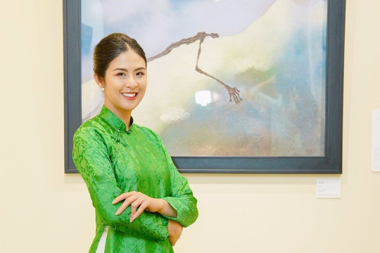 Hoa hậu Ngọc Hân tổ chức triển lãm tranh của cố họa sĩ Bửu Chỉ