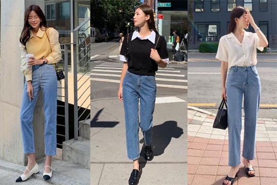 Ghim 10 cách diện quần jeans ống đứng đẹp và siêu tôn dáng