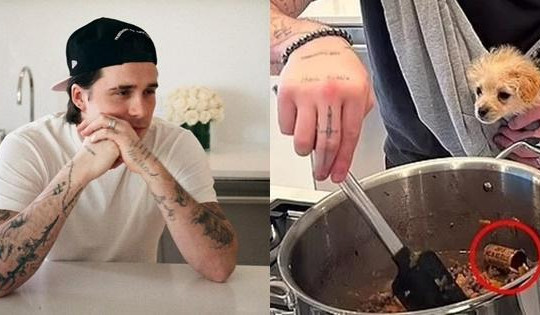 Brooklyn Beckham khi làm đầu bếp: Để lẫn nút chai trong nồi thịt?