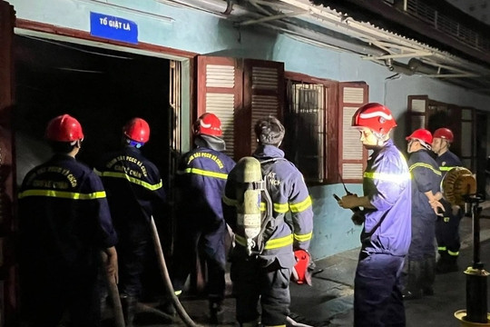 Cháy kho vật tư Bệnh viện Hữu nghị Việt - Tiệp ở Hải Phòng