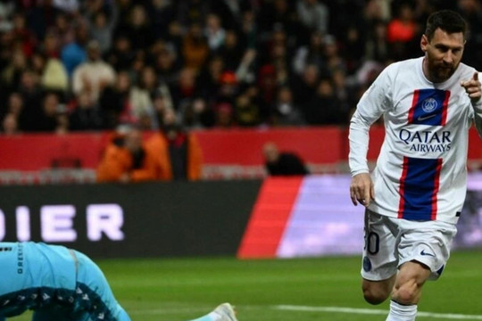 Giúp PSG đánh bại Nice, Messi vượt thành tích của Ronaldo tại châu Âu