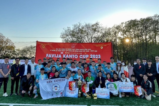 64 đội bóng tranh tài tại giải “FAVIJA KANTO CUP 2023”
