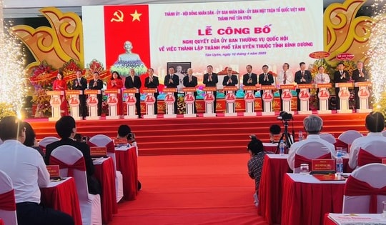 Bình Dương: Chính thức công bố Tân Uyên lên thành phố
