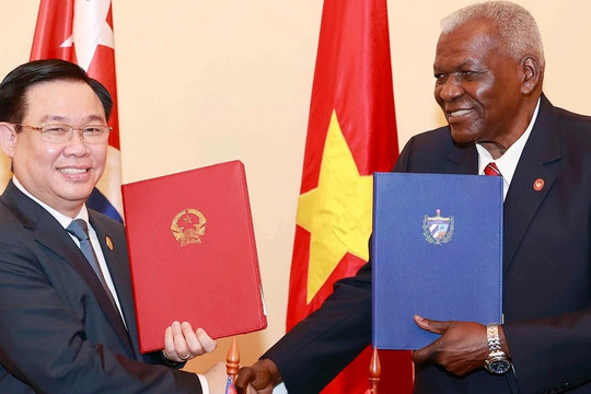 Việt Nam - Cuba thiết lập cơ chế hợp tác liên nghị viện