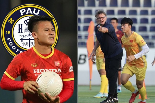 Tin bóng đá: Quang Hải báo tin buồn vụ rời Pau FC; U22 Việt Nam nhận đặc tin vui BTC SEA Games