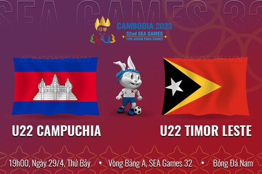 Link xem trực tiếp U22 Campuchia vs U22 Timor Leste: Chủ nhà ra trận