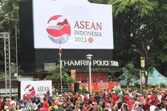 Indonesia triển khai tàu chiến, xe bọc thép, bảo đảm an ninh tối đa cho Hội nghị cấp cao ASEAN