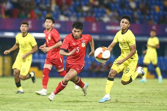 Highlight U22 Malaysia dễ dàng vùi dập U22 Lào 