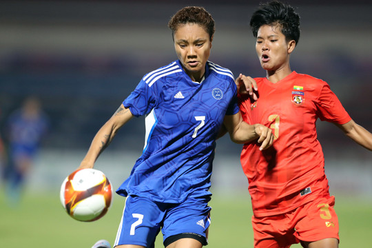 Nữ Philippines thua sốc  trước nữ Myanmar ở SEA Games 32
