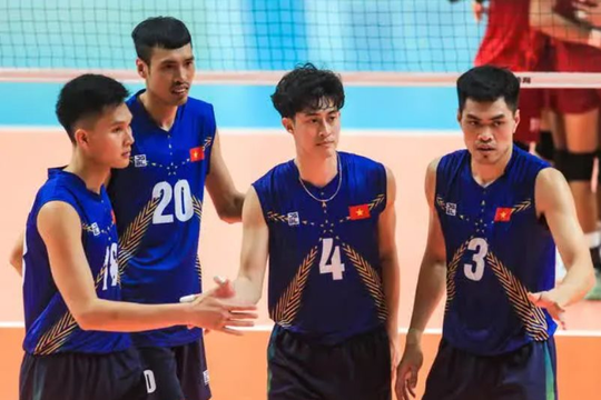 SEA Games 32: Bóng chuyền nam Việt Nam thua đáng tiếc trước Thái Lan