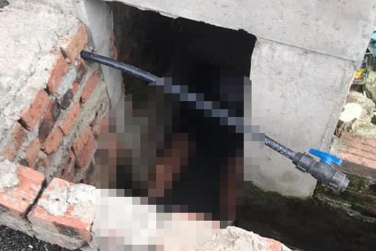 Phát hiện thi thể trong ống cống ở Bắc Giang