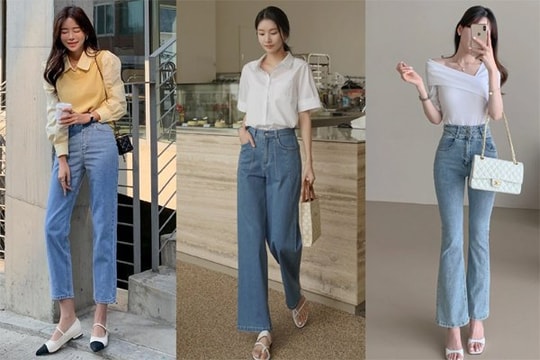 Điểm danh 4 kiểu quần jeans tôn dáng đỉnh nhất