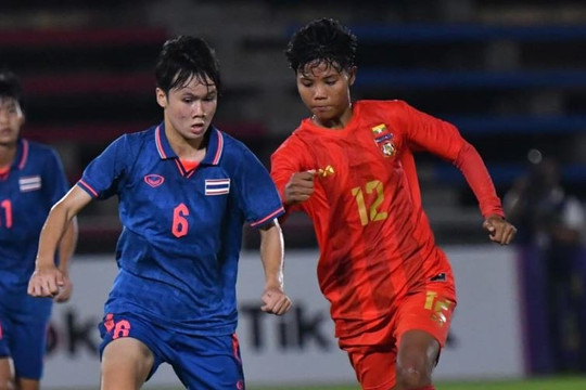 Thua ngược Myanmar 2-4, tuyển nữ Thái Lan bị loại ở bán kết SEA Games