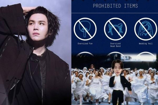 Nam idol cấm fan mang khăn voan cô dâu đến concert