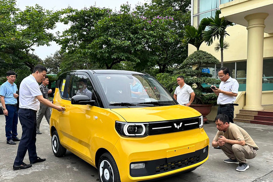 Rò rỉ hình ảnh ô tô điện cỡ nhỏ sản xuất tại Việt Nam