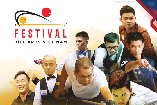 Festival Cây cơ vàng Billiards: Hội tụ các cơ thủ hàng đầu Việt Nam tranh tài