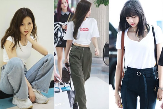10 công thức mặc áo thun trắng chuẩn trẻ đẹp