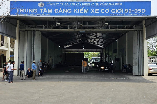 Bắc Ninh: Khởi tố Giám đốc trung tâm đăng kiểm 99-05D về hành vi nhận hối lộ