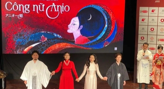 Dàn nghệ sĩ Việt Nam và Nhật Bản xuất hiện trong vở Opera 'Công nữ Anio'