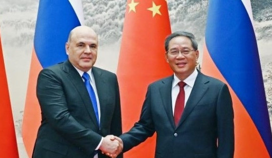 Thủ tướng Nga nói quan hệ với Trung Quốc ở 'mức cao chưa từng có'