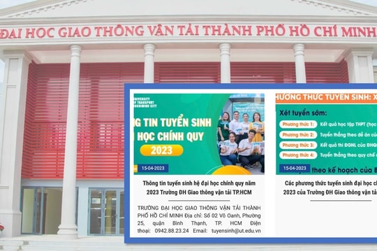 Bộ Giáo dục sẽ kiểm tra việc tuyển sinh của Trường Giao thông vận tải TPHCM