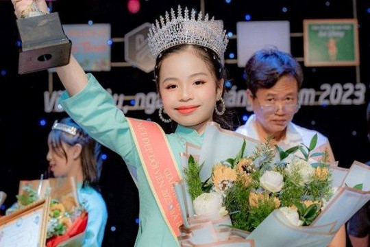 Mẫu nhí Đỗ Hoàng Thiên Nga đoạt giải đặc biệt ‘Nét đẹp đội viên 2023'