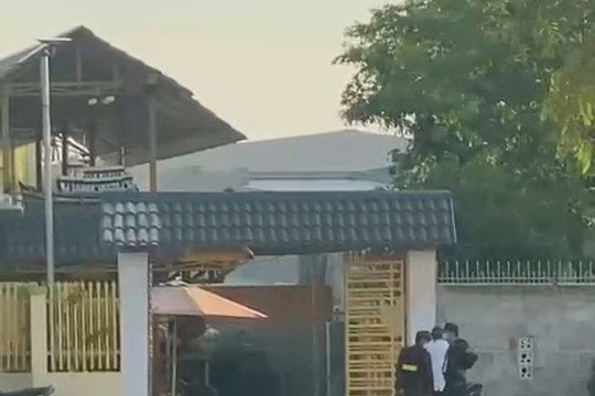Hàng trăm cảnh sát bao vây nhà đại ca giang hồ ở TP Phan Thiết