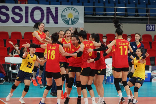 Bóng chuyền nữ Việt Nam tái đấu Đài Bắc Trung Hoa, tranh vị trí nhất bảng