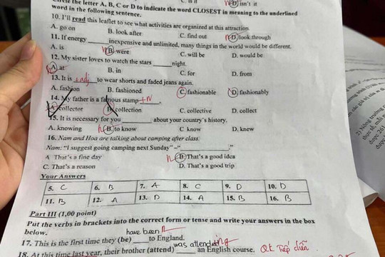 Kết quả điều tra nghi vấn lộ đề thi tiếng Anh vào lớp 10 ở Kon Tum