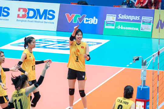 Bóng chuyền nữ Việt Nam hiên ngang vào chung kết AVC  Challenger Cup châu Á 2023 