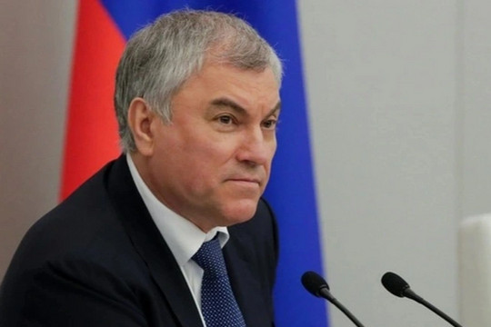 Chủ tịch Duma Quốc gia Nga hoãn chuyến thăm đến Việt Nam