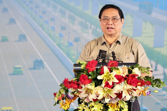 Thủ tướng Phạm Minh Chính phát lệnh khởi công dự án Vành đai 4 Vùng thủ đô