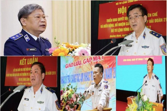 5 cựu tướng cảnh sát biển tham ô 50 tỷ đồng hầu toà