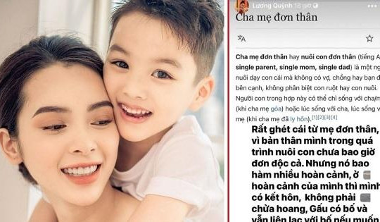 Kết duyên với bạn trai doanh nhân, Quỳnh Lương lên tiếng 'ghét từ mẹ đơn thân'