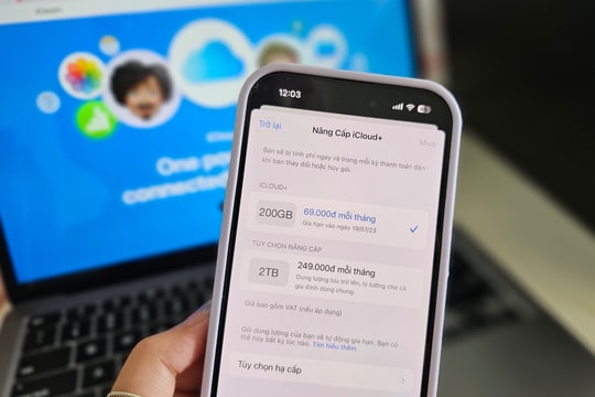 Apple tăng giá gói lưu trữ iCloud tại Việt Nam