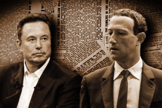 Trận đấu tay đôi nghiêm túc giữa Mark Zuckerberg và Elon Musk