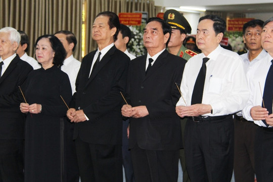 Lãnh đạo Đảng, Nhà nước viếng ông Lê Phước Thọ