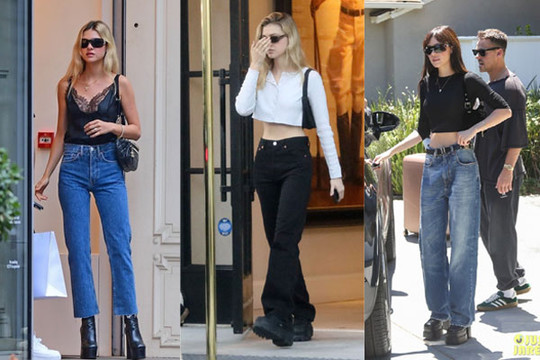 Con dâu Victoria Beckham diện quần jeans cực đơn giản mà sành điệu