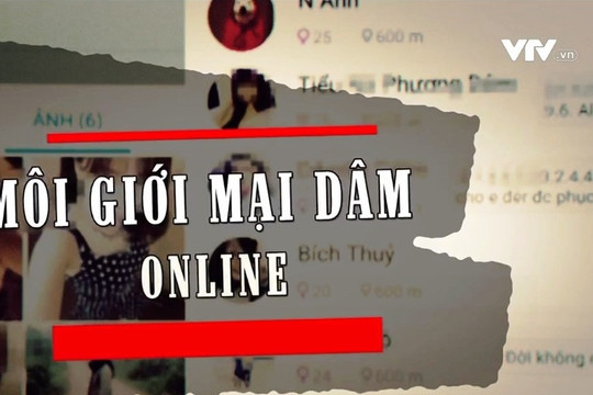 Tràn lan môi giới mại dâm online